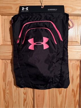 Under Armour Black & Pink Undeniable 2.0 Sackpack